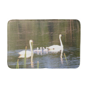 Swan Family Bath Mat