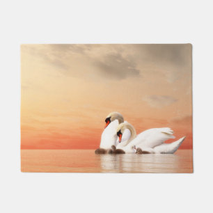 Swan family doormat