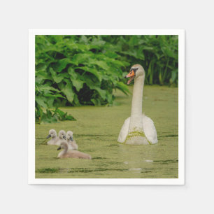 Swan Family Napkin