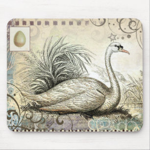 Swan Graphic Mouse Pad