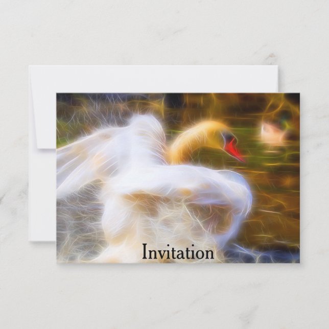 Swan Invitation (Front)