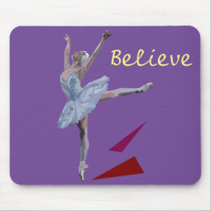 'Swan Lake Ballerina' Mouse Pad