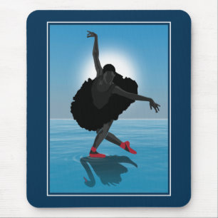 Swan Lake Ballerina Mouse Pad