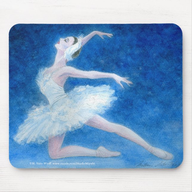 Swan Lake Ballet Mousepad (Front)