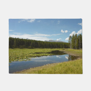 Swan Lake I at Grand Teton National Park Doormat
