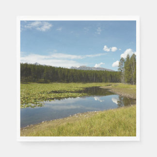 Swan Lake I at Grand Teton National Park Napkin