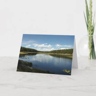 Swan Lake II at Grand Teton National Park Card