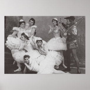 Swan Lake, Mariinsky Theatre, 1895 (b/w photo) Poster