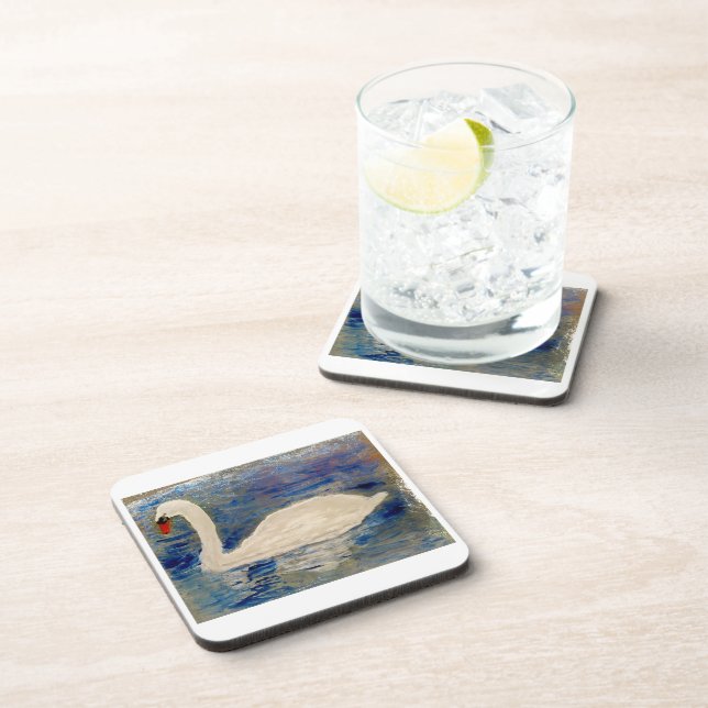 Swan Lake Reflections Coaster (Right Side)