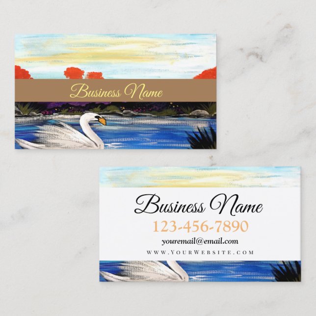 Swan Life Business Card (Front/Back)
