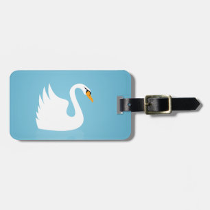 Swan Luggage Tag