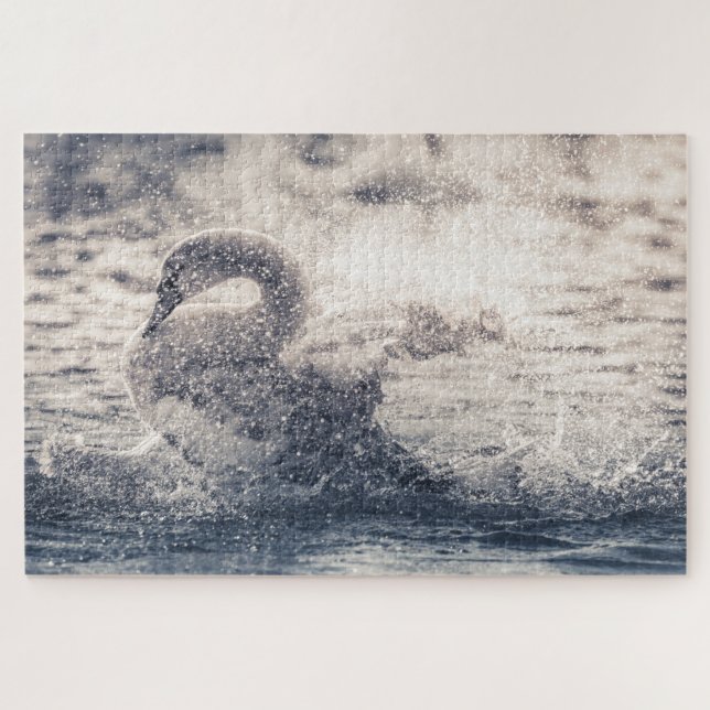 Swan Nature Photo Jigsaw Puzzle (Horizontal)