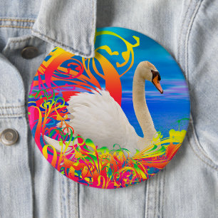 Swan Nest Button