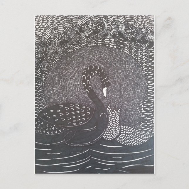 Swan Postcard (Front)