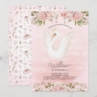 Swan Princess Ballerina Girl Birthday Party