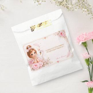 Swan Princess Pink Fairy Tale Birthday Party Favour Bags