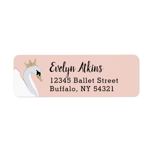 Swan Princess Return Address (Front)