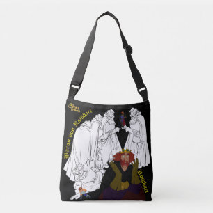Swan Princess Two-Sided Cross Body Bag(Black) Crossbody Bag