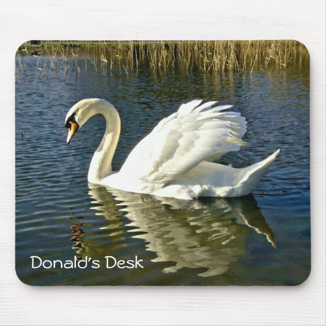 Swan Reflections ~ Mousepad (Front)