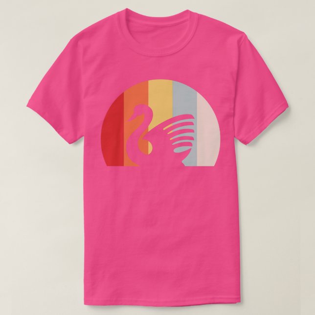Swan Retro 4 T-Shirt (Design Front)