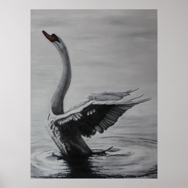 Swan (Right side) Poster (Front)