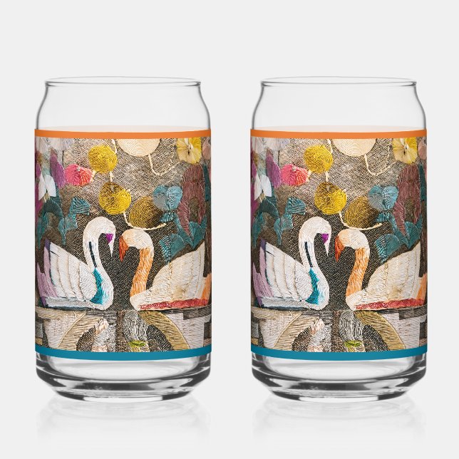 Swan Soda Glass (Front)