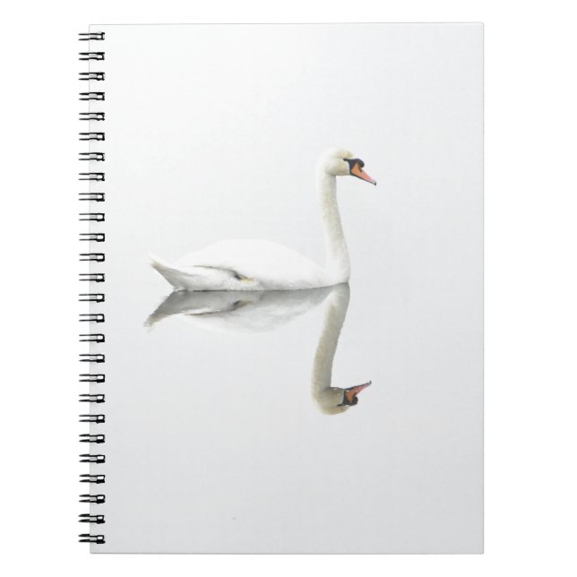 Swan Spiral Notebook (Front)