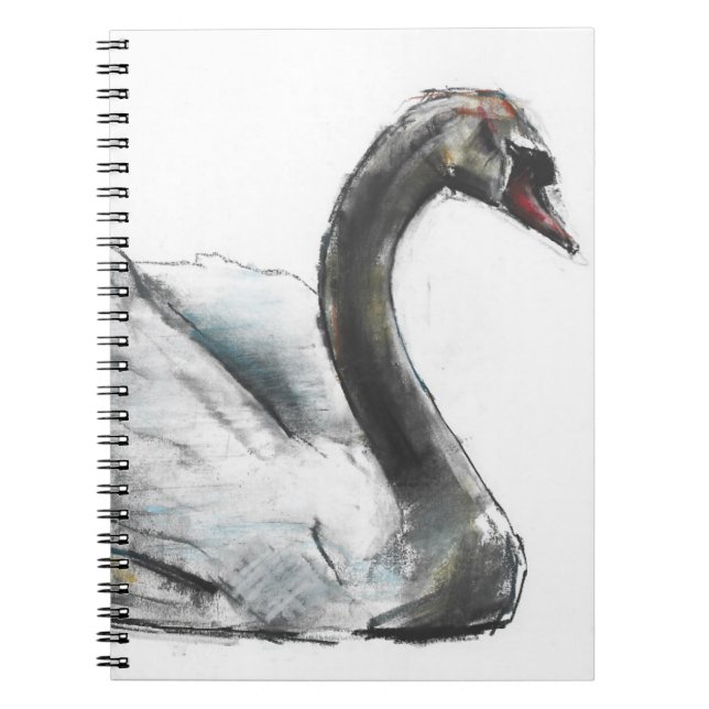 Swan Spiral Notebook (Front)