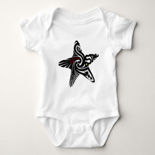 Swan Star Baby Bodysuit
