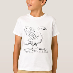 Swan Symbol of Love and Fidelity Fine Art T-Shirt