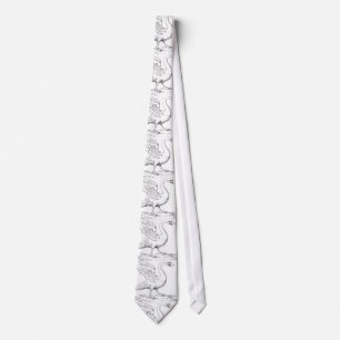 Swan Symbol of Love and Fidelity Fine Art Tie