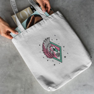 Swan Tattoo Tote Bag