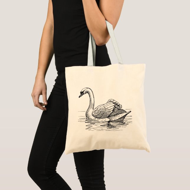 Swan Tote Bag (Front (Product))