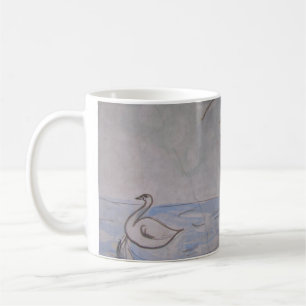swan & unicorn parallel universe mug