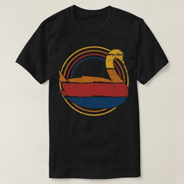 Swan Vintage T-Shirt (Design Front)