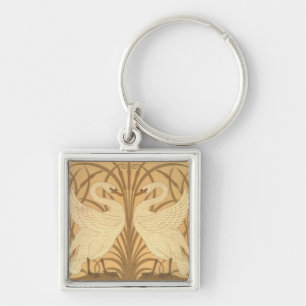 Swan wallpaper design key ring