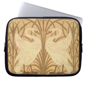 Swan wallpaper design laptop sleeve