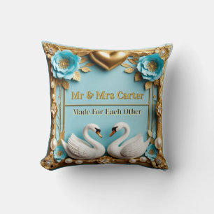 Swan Wedding Frame For Luxury Wedding Decor ✨ Cushion
