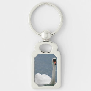 Swan Wedding  Shower Water Bird Peace Love Destiny Key Ring
