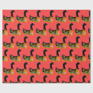 Swan-y Duck Wrapping Paper