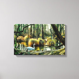 Swan   Zazzle_Growshop. Canvas Print