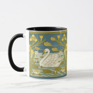 Swans and Irises Mug