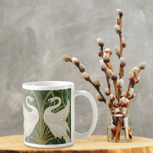 Swans Birds Iris Reeds Walter Crane Coffee Mug