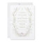 Swans Floral Frame Monogram Wedding 