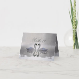 Swans in Love ~ Card