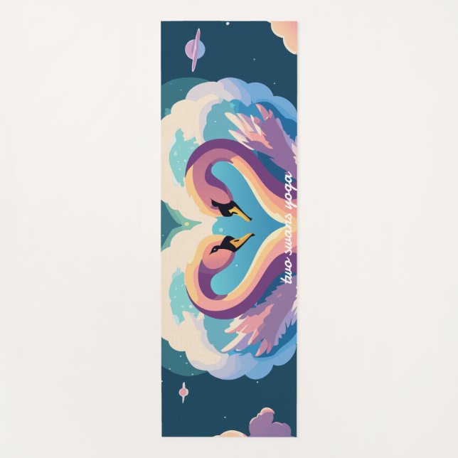 Swans In Love Yoga Mat (Front)