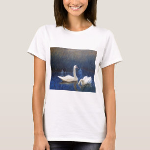 Swans in Reeds, Bruno Liljefors T-Shirt