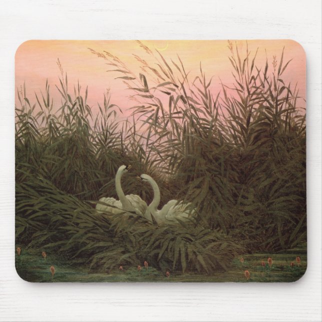 Swans in the Reeds, c.1820 Mouse Pad (Front)