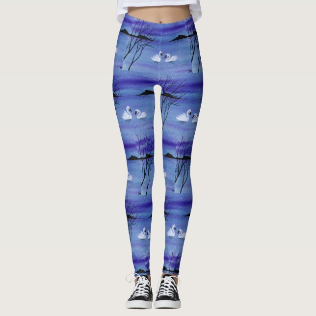 Swans Leggings (Front)