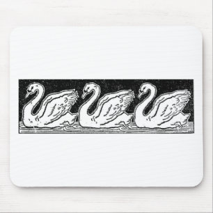 Swans Mouse Pad